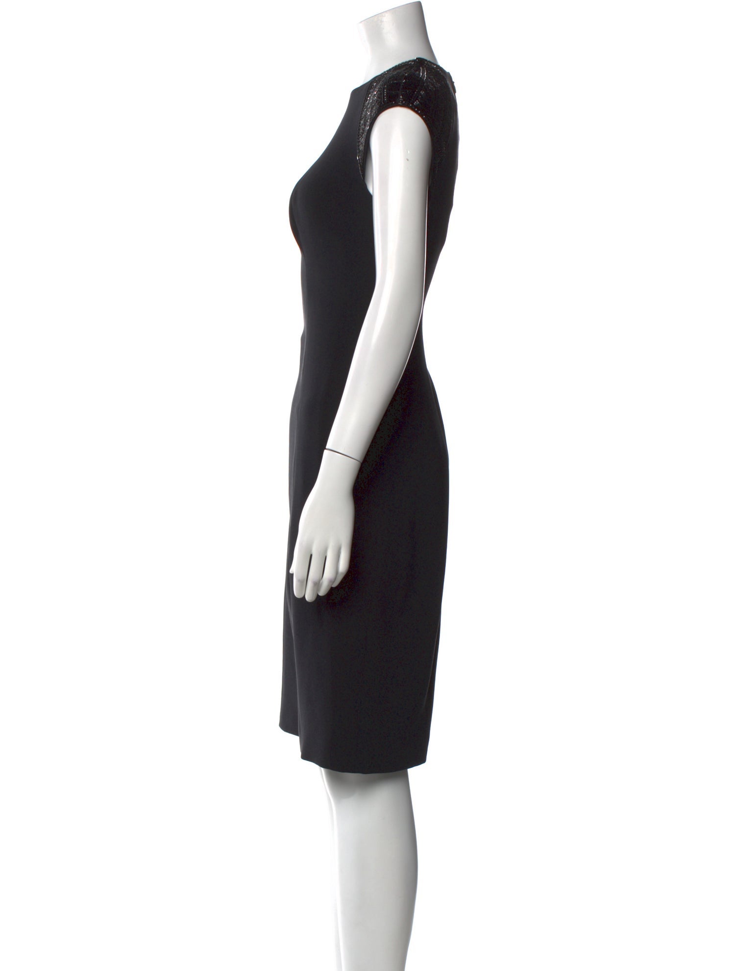 Ralph Lauren Black Label Silk Knee-Length Dress