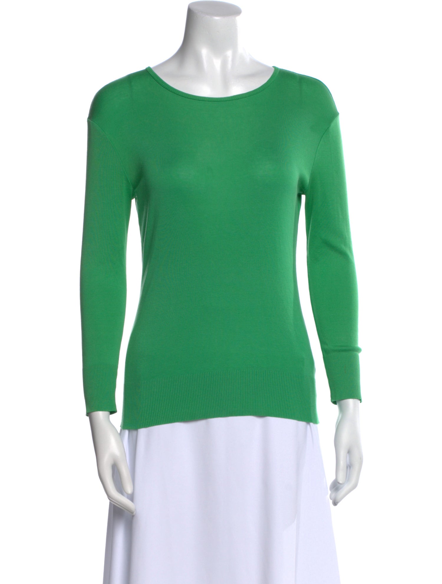 Ralph Lauren Black Label Scoop Neck Long Sleeve Top