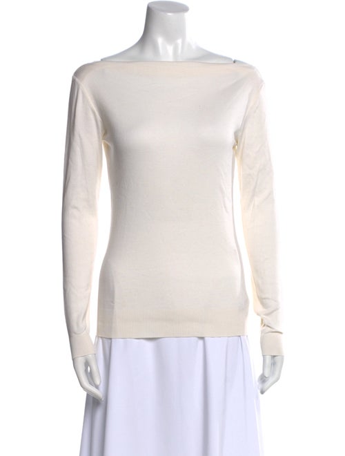 Ralph Lauren Black Label Bateau Neckline Long Sleeve Sweatshirt