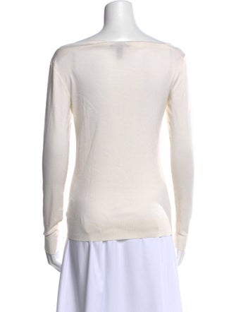 Ralph Lauren Black Label Bateau Neckline Long Sleeve Sweatshirt