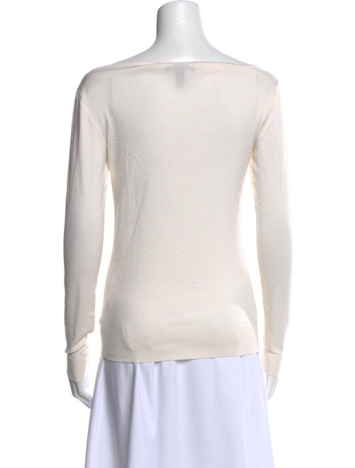 Ralph Lauren Black Label Bateau Neckline Long Sleeve Sweatshirt