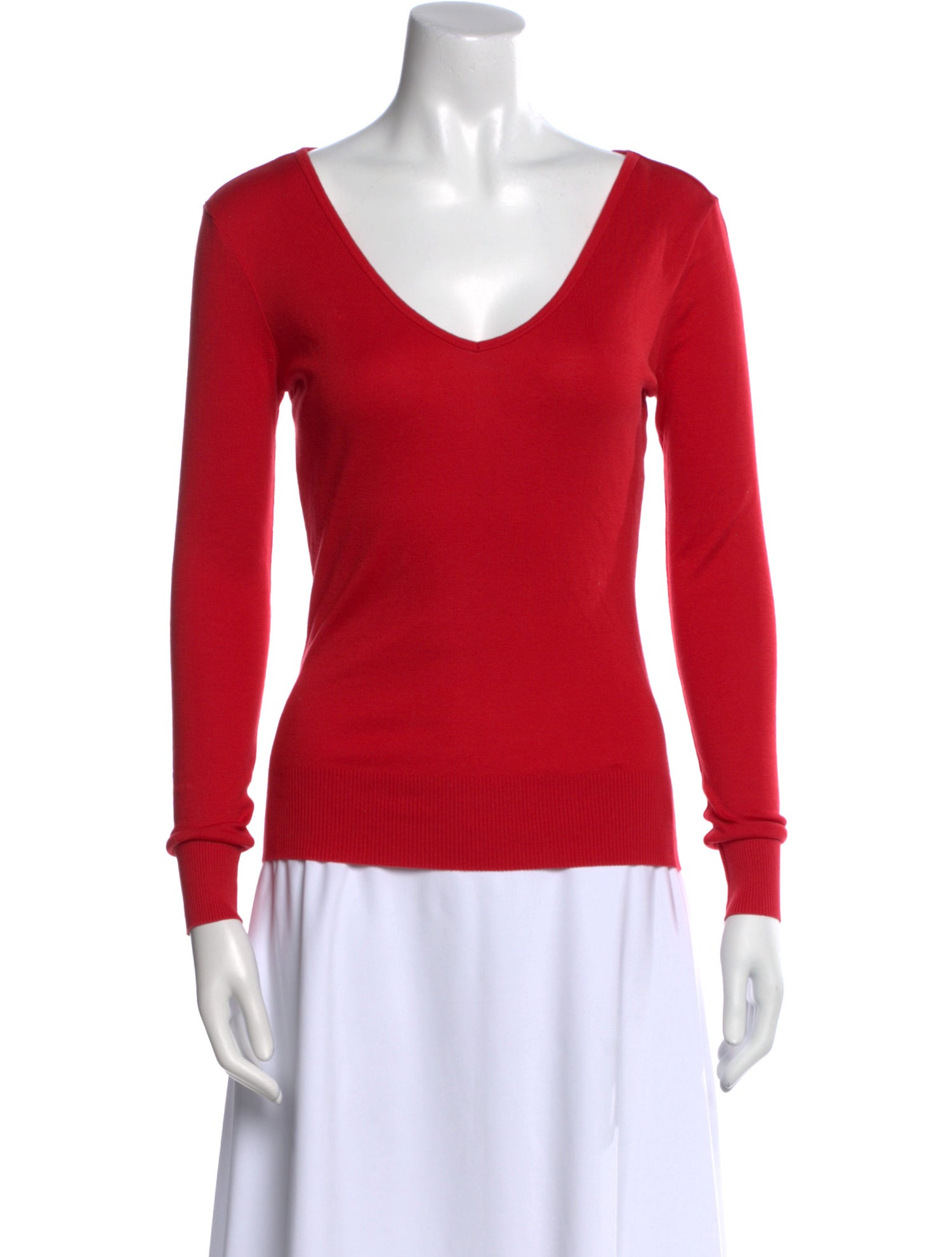 Ralph Lauren Black Label V-Neck Long Sleeve Top