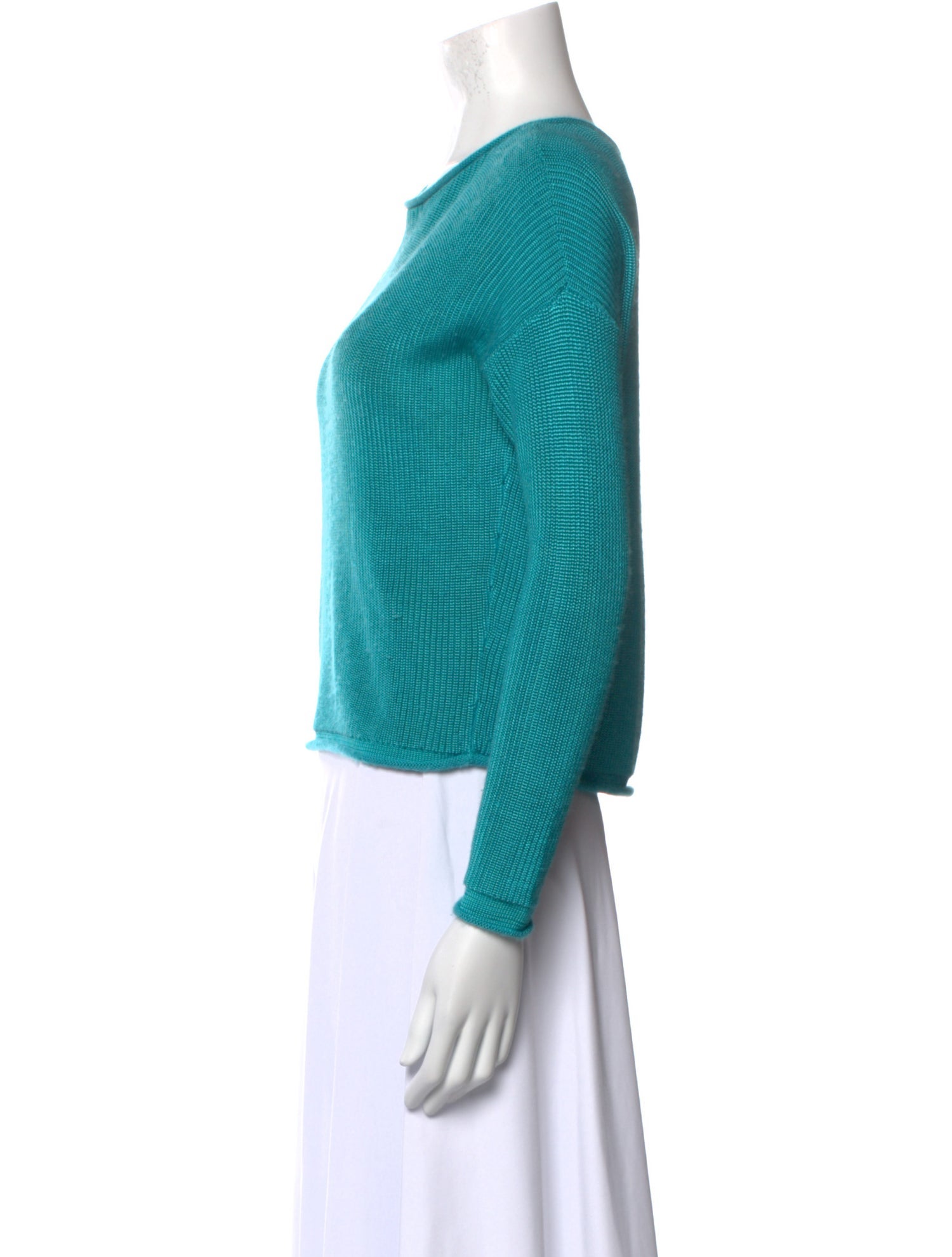 Ralph Lauren Black Label Silk Scoop Neck Sweater