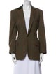 Ralph Lauren Black Label Wool Houndstooth Print Blazer