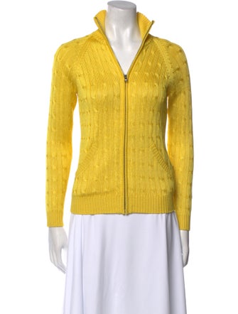 Ralph Lauren Black Label Silk V-Neck Sweater