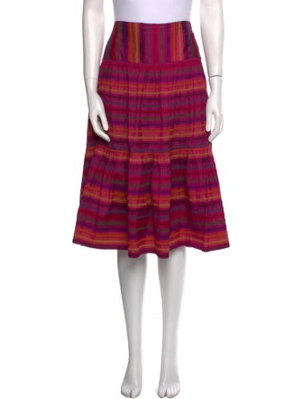 Ralph Lauren Black Label Silk Knee-Length Skirt