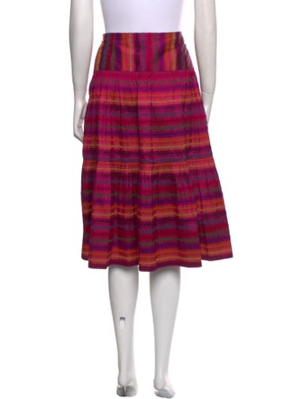 Ralph Lauren Black Label Silk Knee-Length Skirt