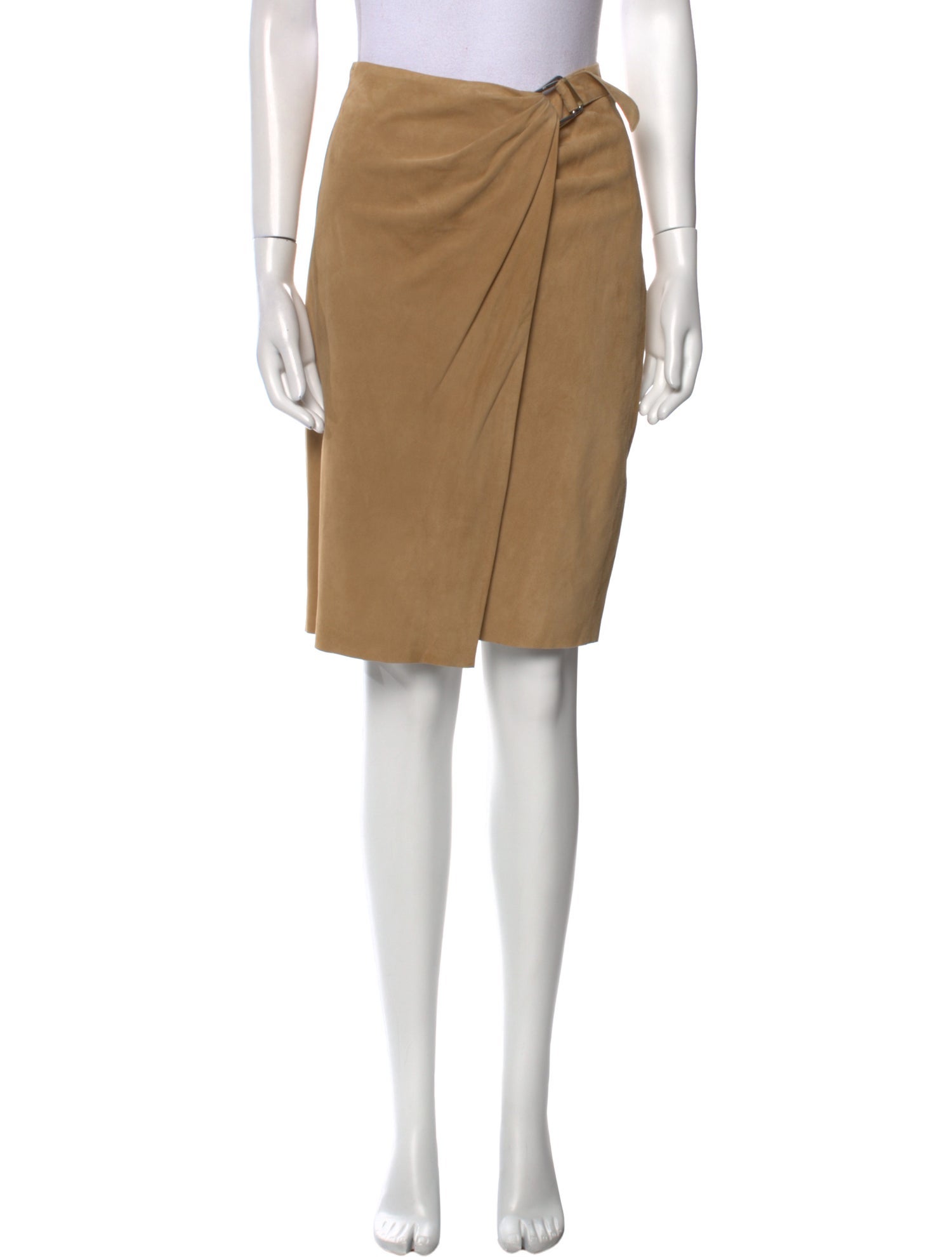Ralph Lauren Black Label Suede Mini Skirt