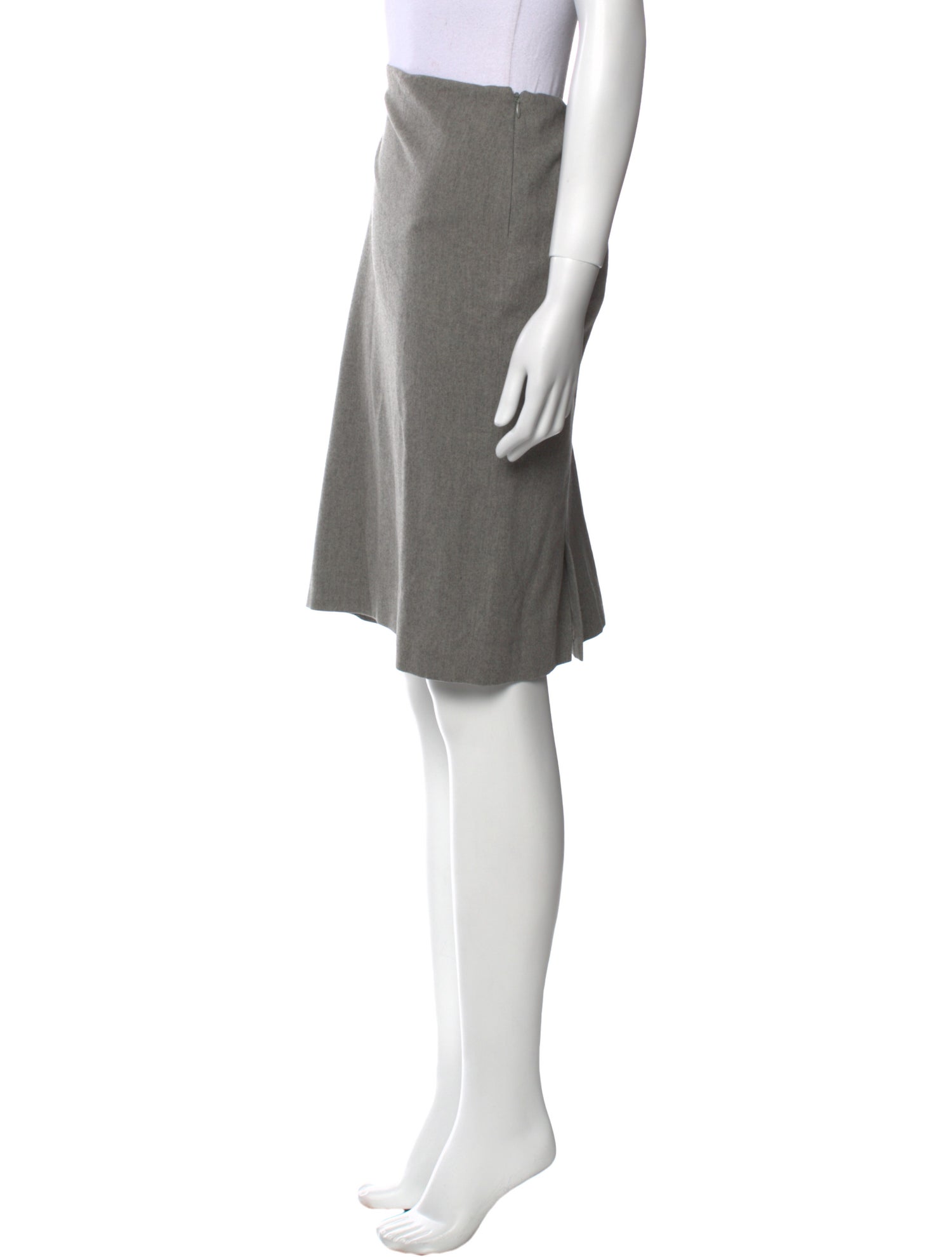 Ralph Lauren Black Label Wool Knee-Length Skirt