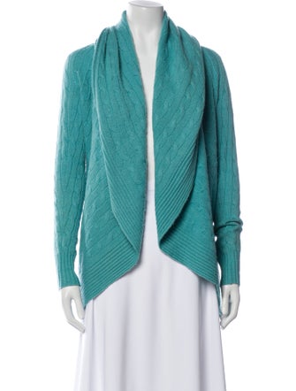 Ralph Lauren Black Label Cashmere Open Front Sweater