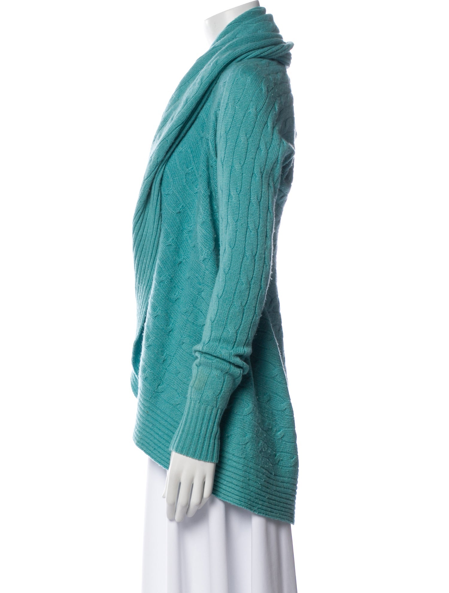 Ralph Lauren Black Label Cashmere Open Front Sweater