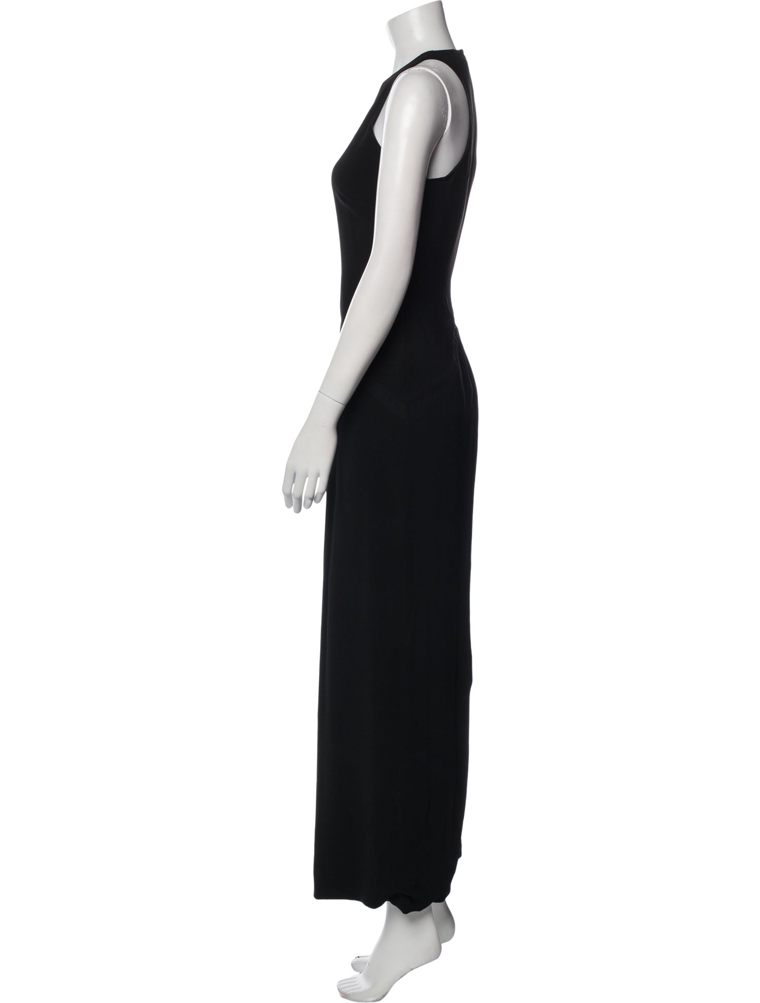Ralph Lauren Black Label Crew Neck Long Dress