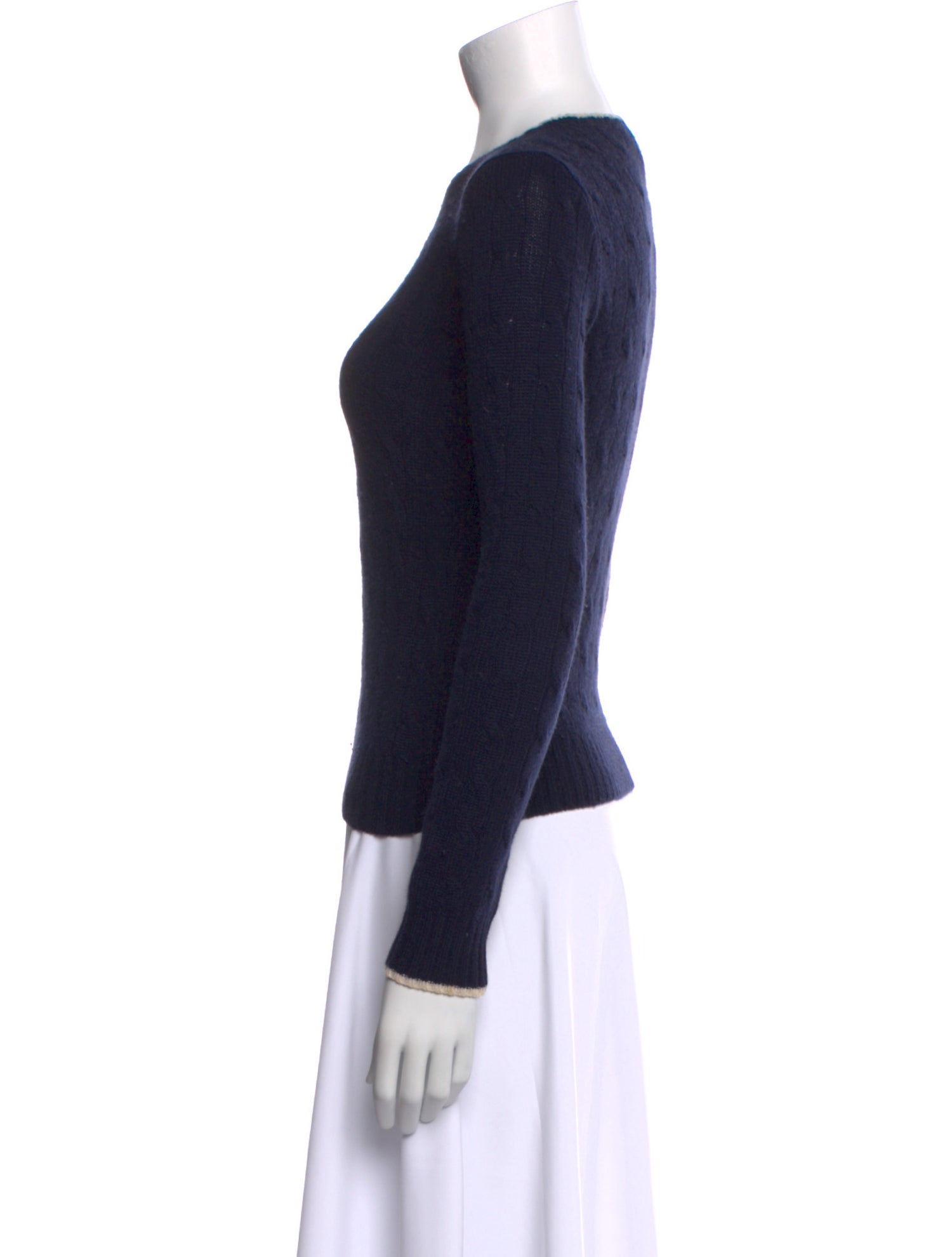 Ralph Lauren Black Label Cashmere Scoop Neck Sweater