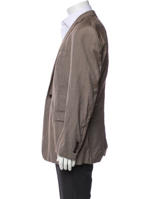 Ralph Lauren Black Label Wool Plaid Print Blazer