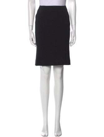 Ralph Lauren Black Label Wool Knee-Length Skirt