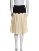 Ralph Lauren Black Label Colorblock Pattern Midi Length Skirt