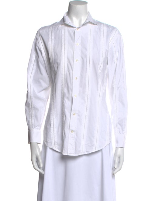 Ralph Lauren Black Label Long Sleeve Button-Up Top