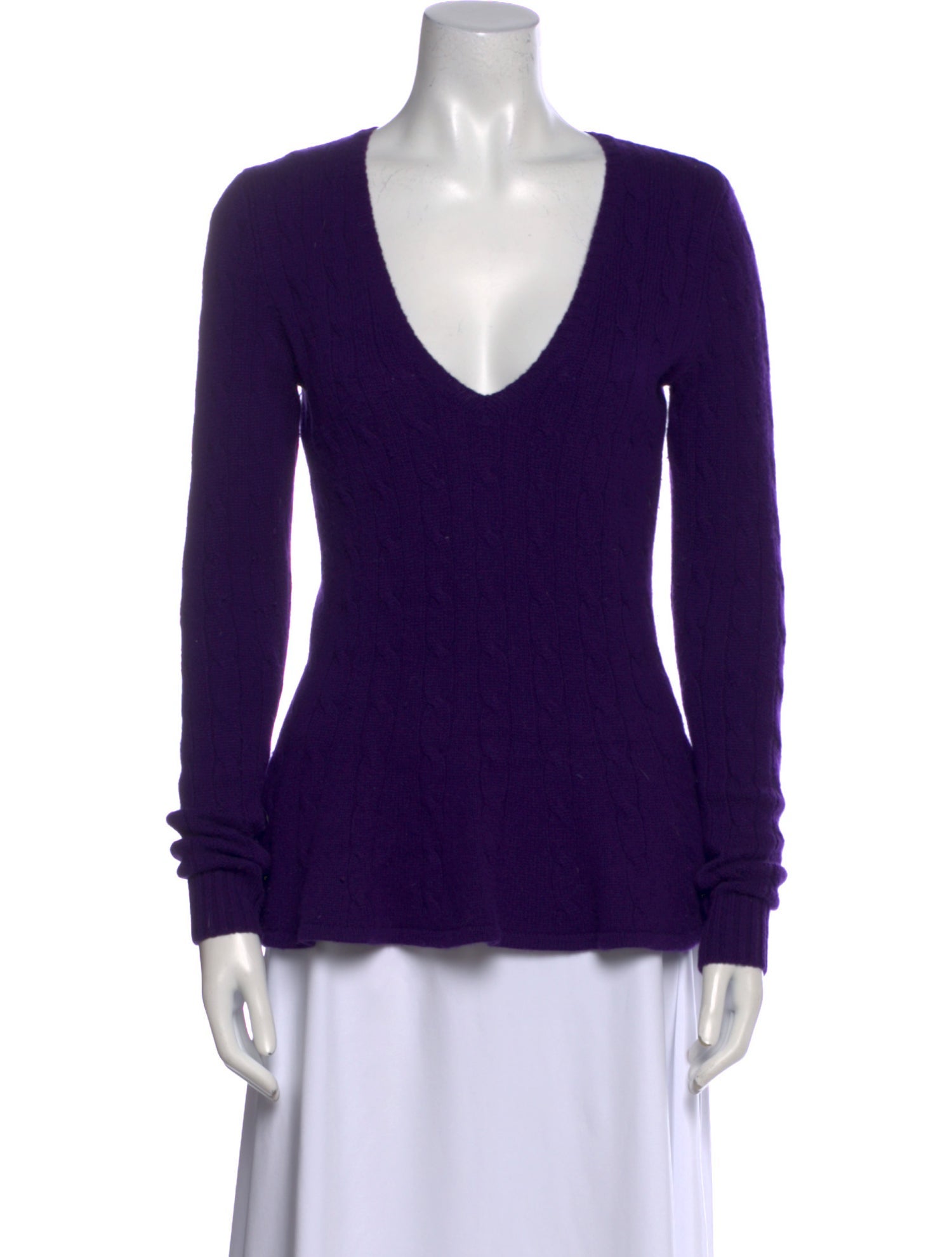 Ralph Lauren Black Label Cashmere V-Neck Sweater