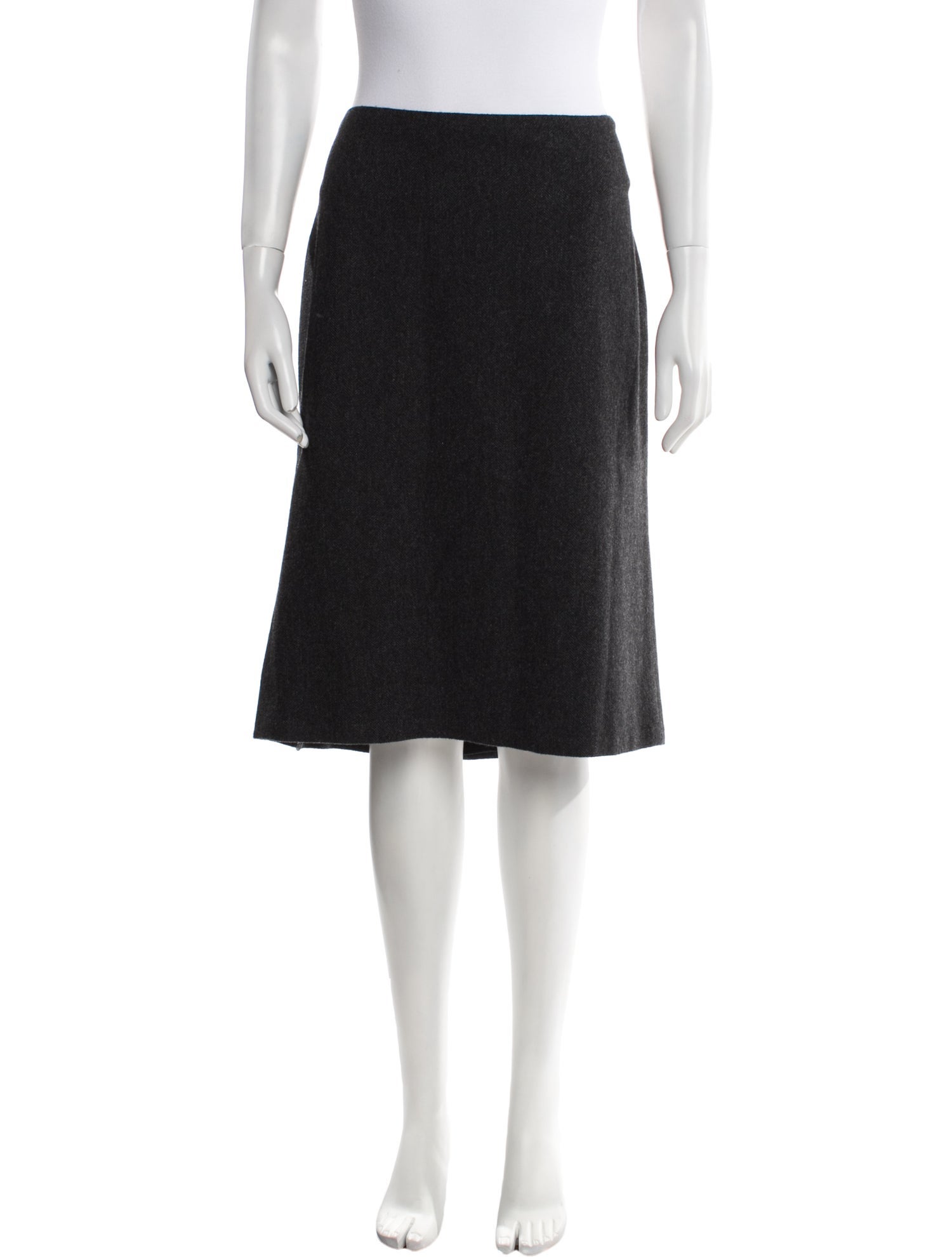 Ralph Lauren Black Label Wool Knee-Length Skirt