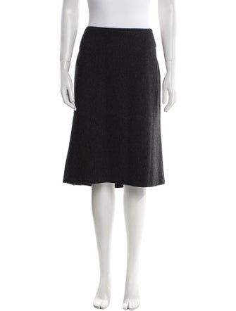 Ralph Lauren Black Label Wool Knee-Length Skirt