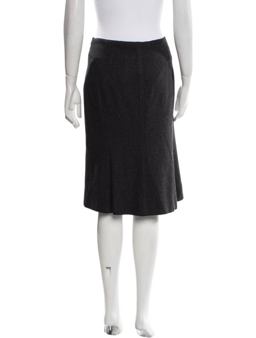 Ralph Lauren Black Label Wool Knee-Length Skirt