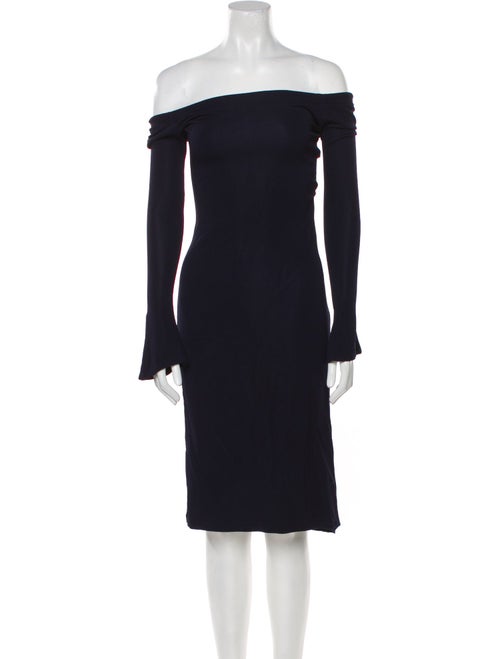 Ralph Lauren Black Label Cashmere Knee-Length Dress