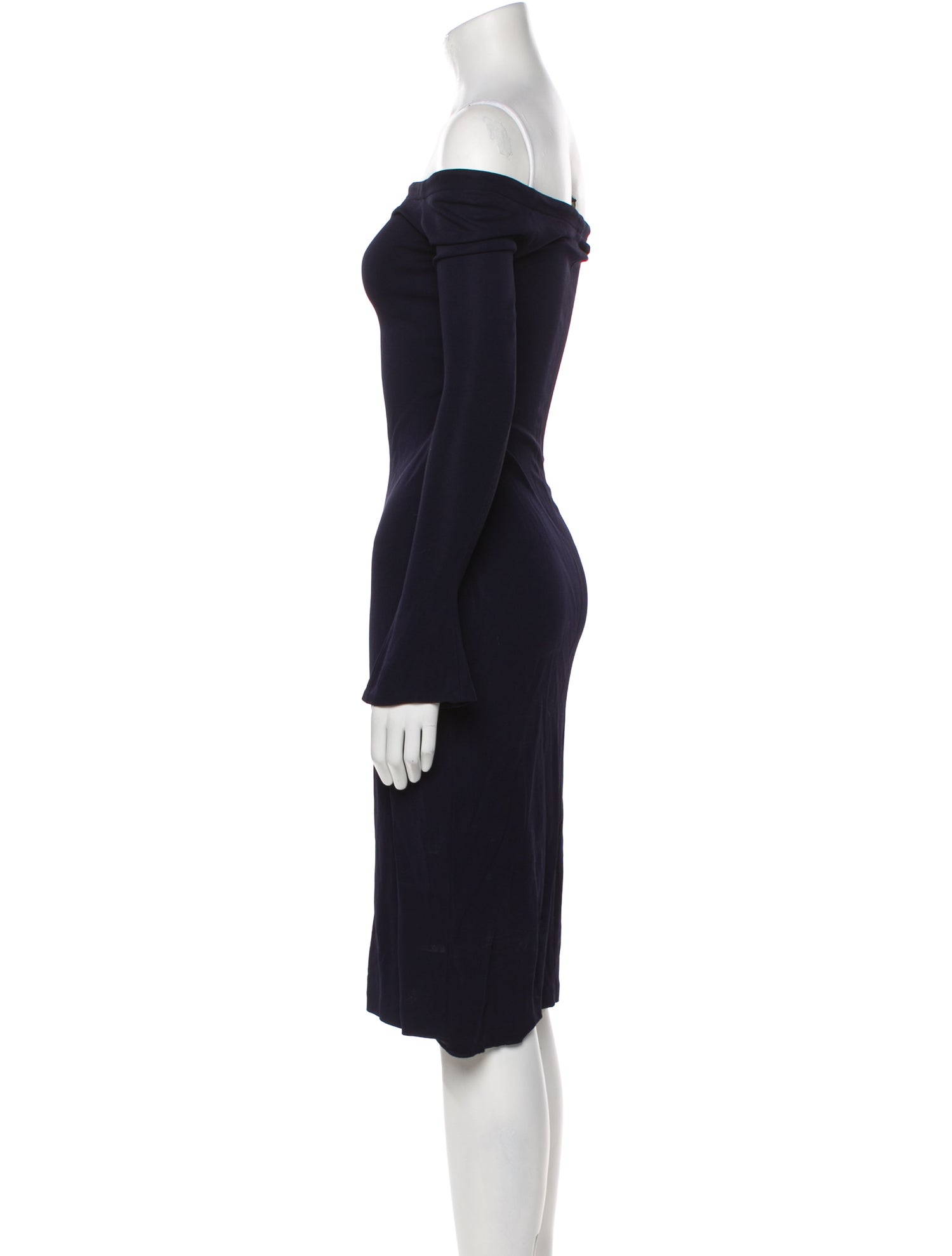 Ralph Lauren Black Label Cashmere Knee-Length Dress