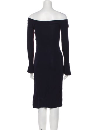 Ralph Lauren Black Label Cashmere Knee-Length Dress