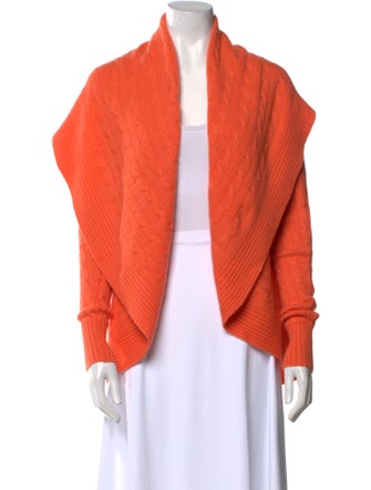 Ralph Lauren Black Label Cashmere Open Front Sweater