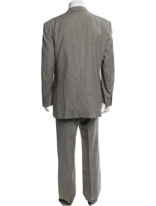 Ralph Lauren Black Label Wool Plaid Print Two-Piece Suit