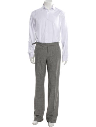 Ralph Lauren Black Label Wool Plaid Print Two-Piece Suit