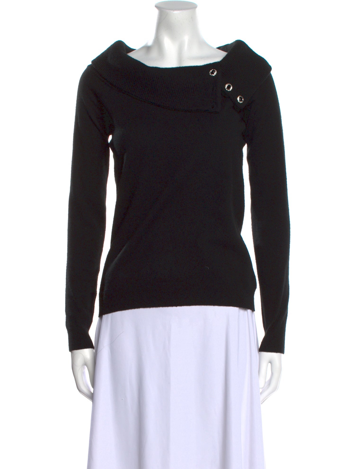 Ralph Lauren Black Label Cashmere Cowl Neck Sweater
