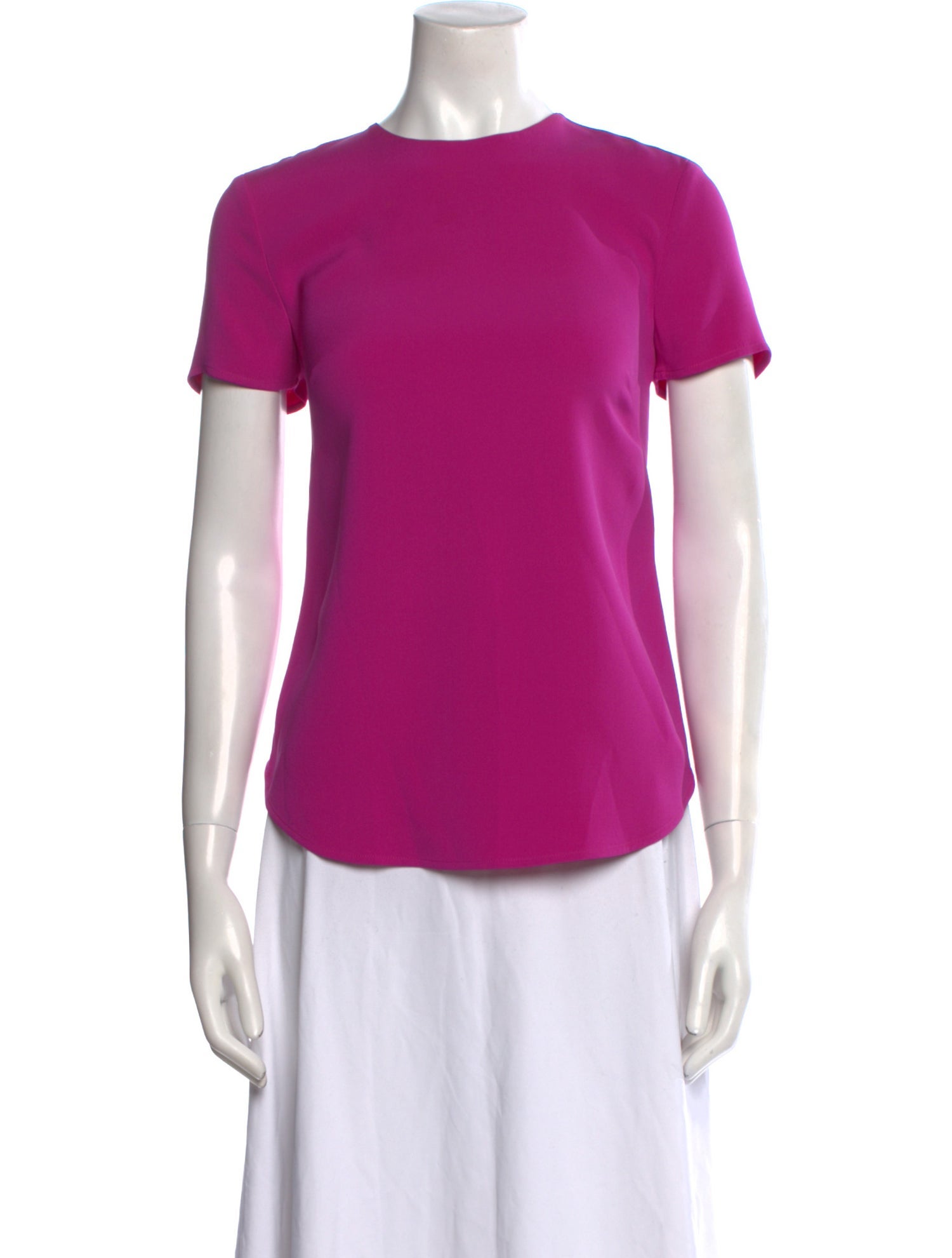 Ralph Lauren Black Label Silk Crew Neck T-Shirt