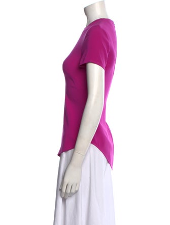 Ralph Lauren Black Label Silk Crew Neck T-Shirt