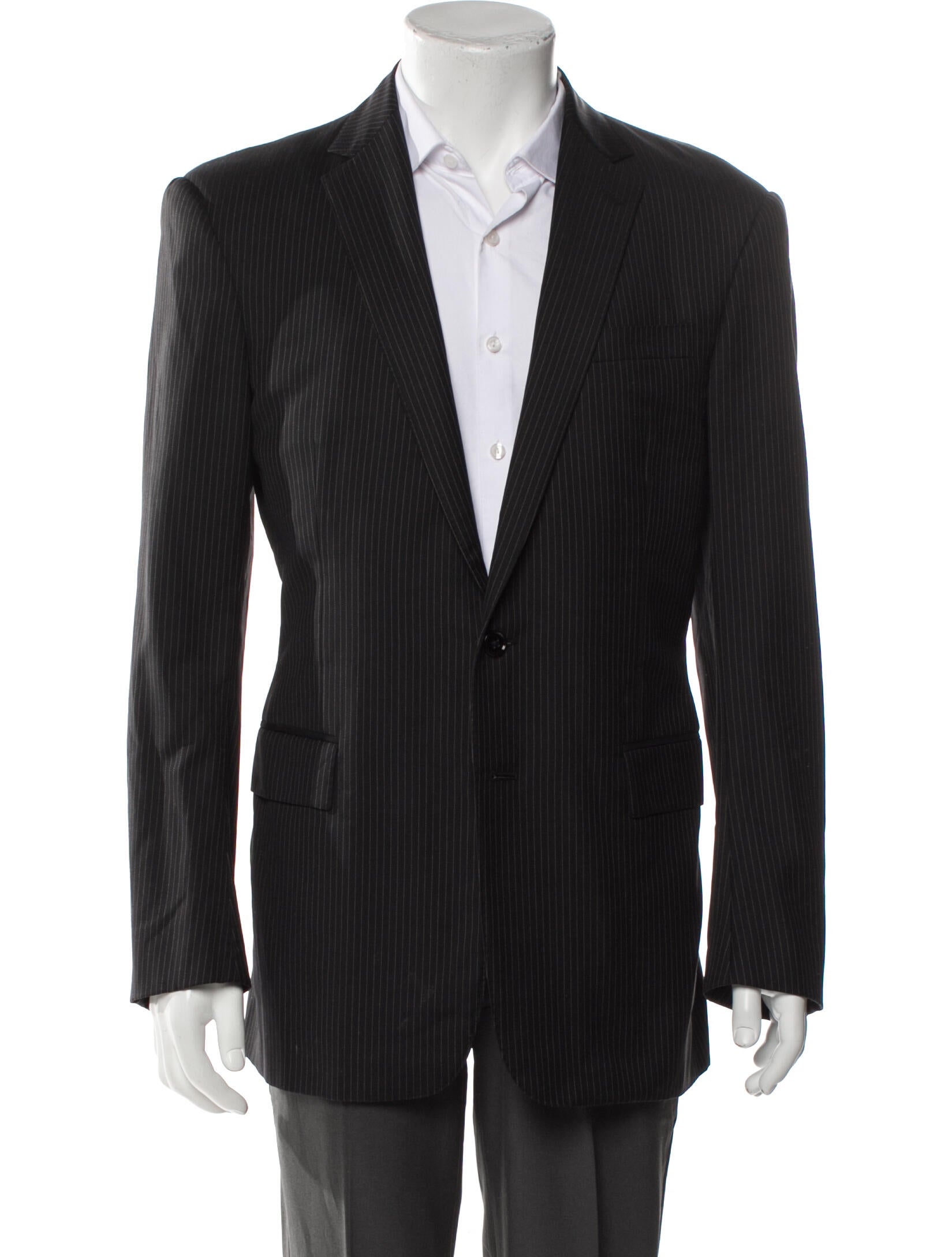 Ralph Lauren Black Label Wool Striped Blazer