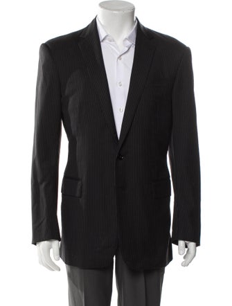 Ralph Lauren Black Label Wool Striped Blazer