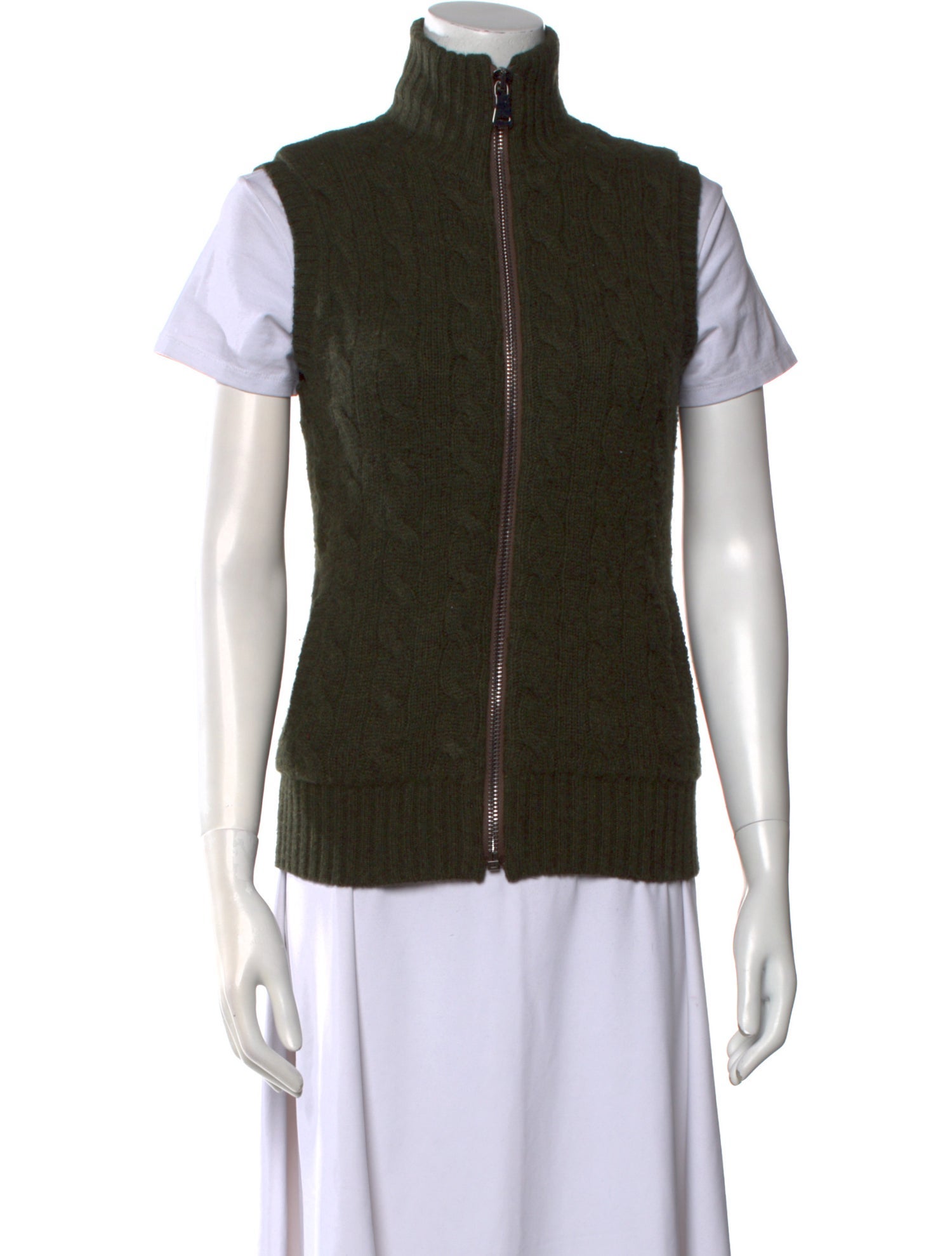 Ralph Lauren Black Label Cashmere Mock Neck Sweater