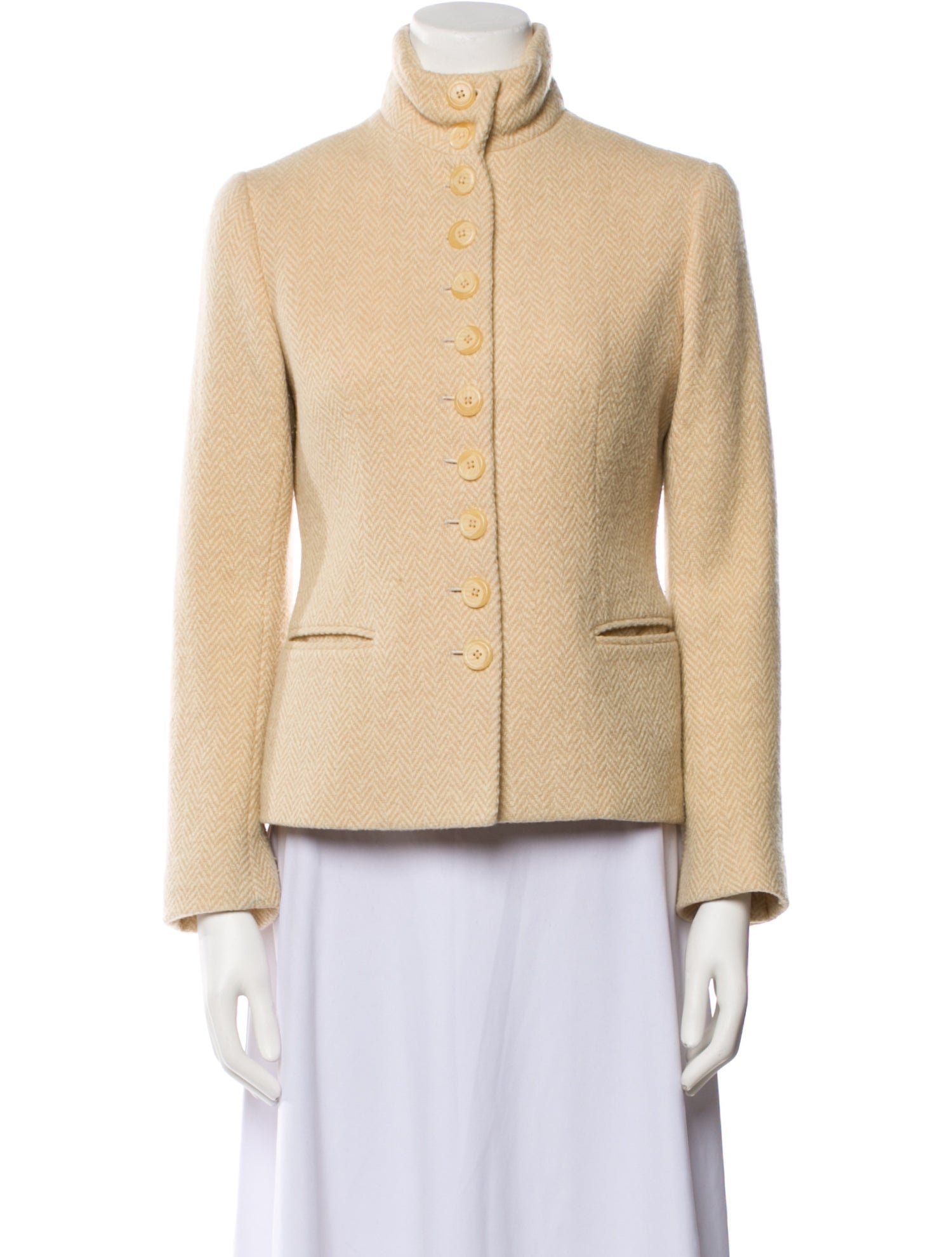 Ralph Lauren Black Label Wool Tweed Pattern Evening Jacket