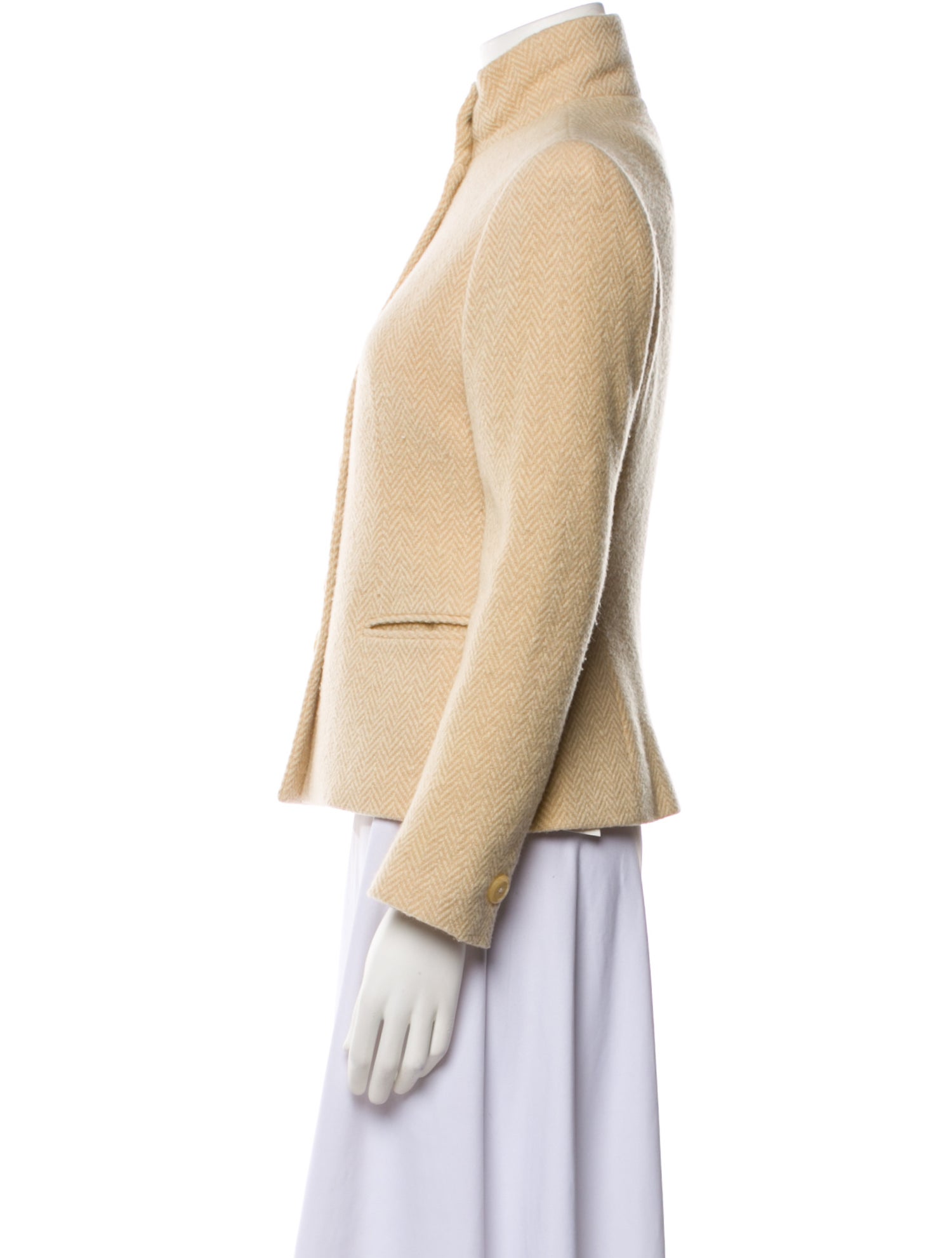 Ralph Lauren Black Label Wool Tweed Pattern Evening Jacket