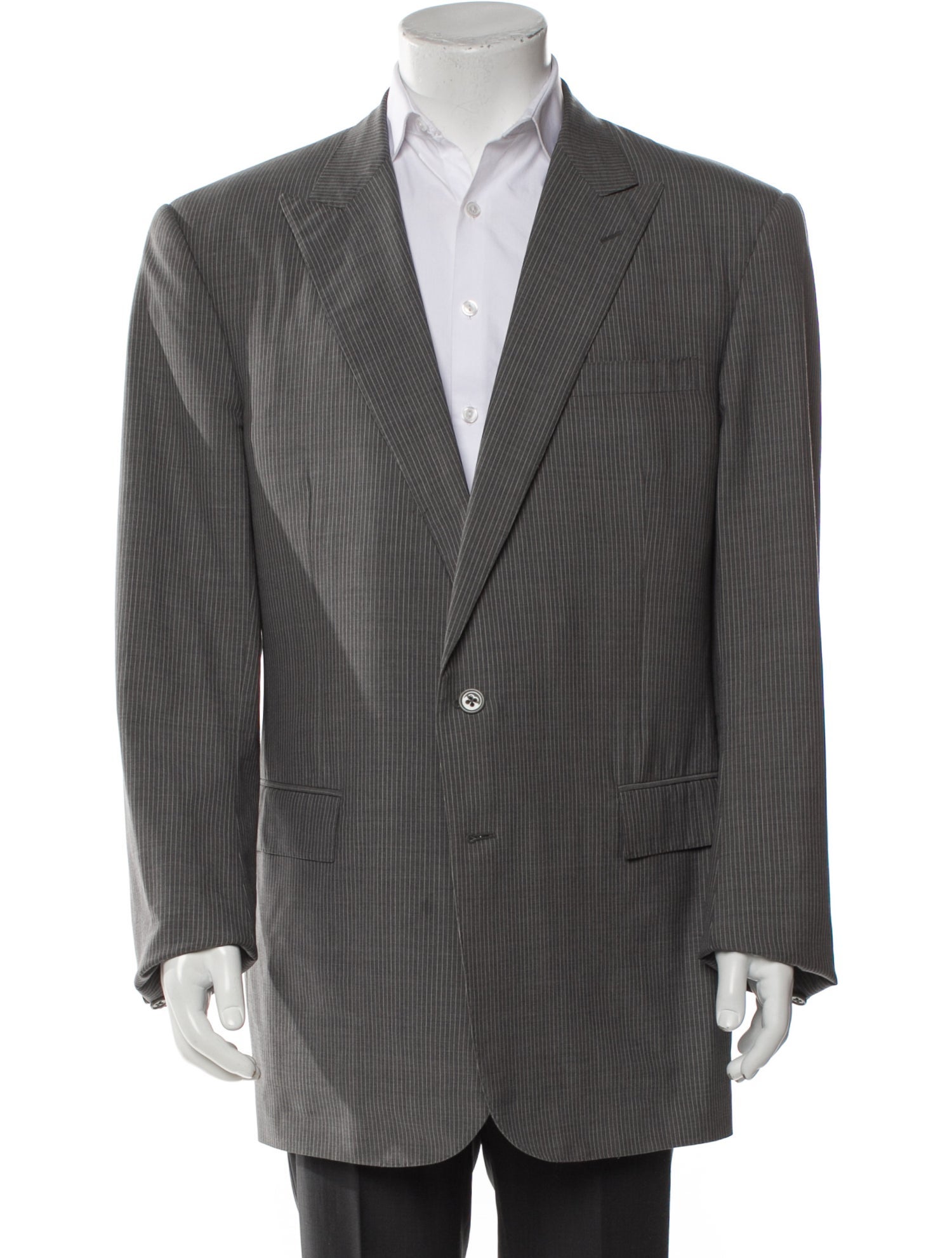 Ralph Lauren Black Label Wool Striped Blazer