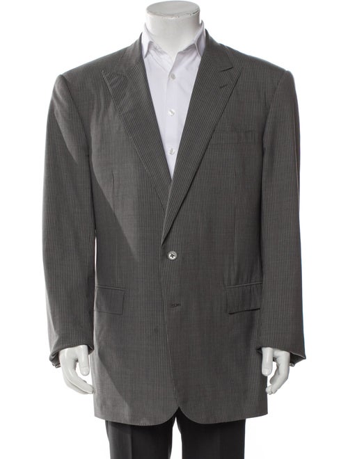 Ralph Lauren Black Label Wool Striped Blazer