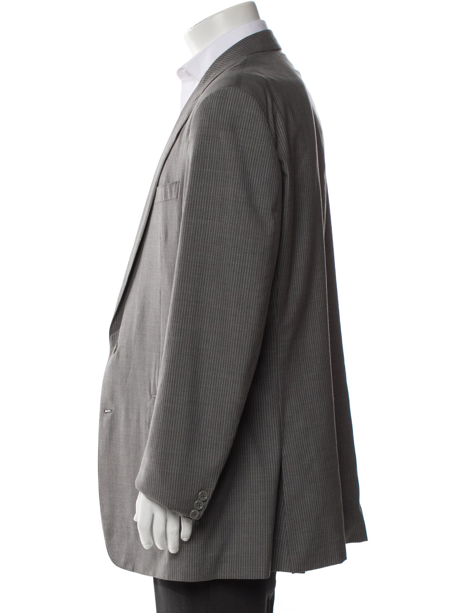 Ralph Lauren Black Label Wool Striped Blazer