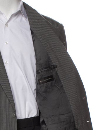 Ralph Lauren Black Label Wool Striped Blazer