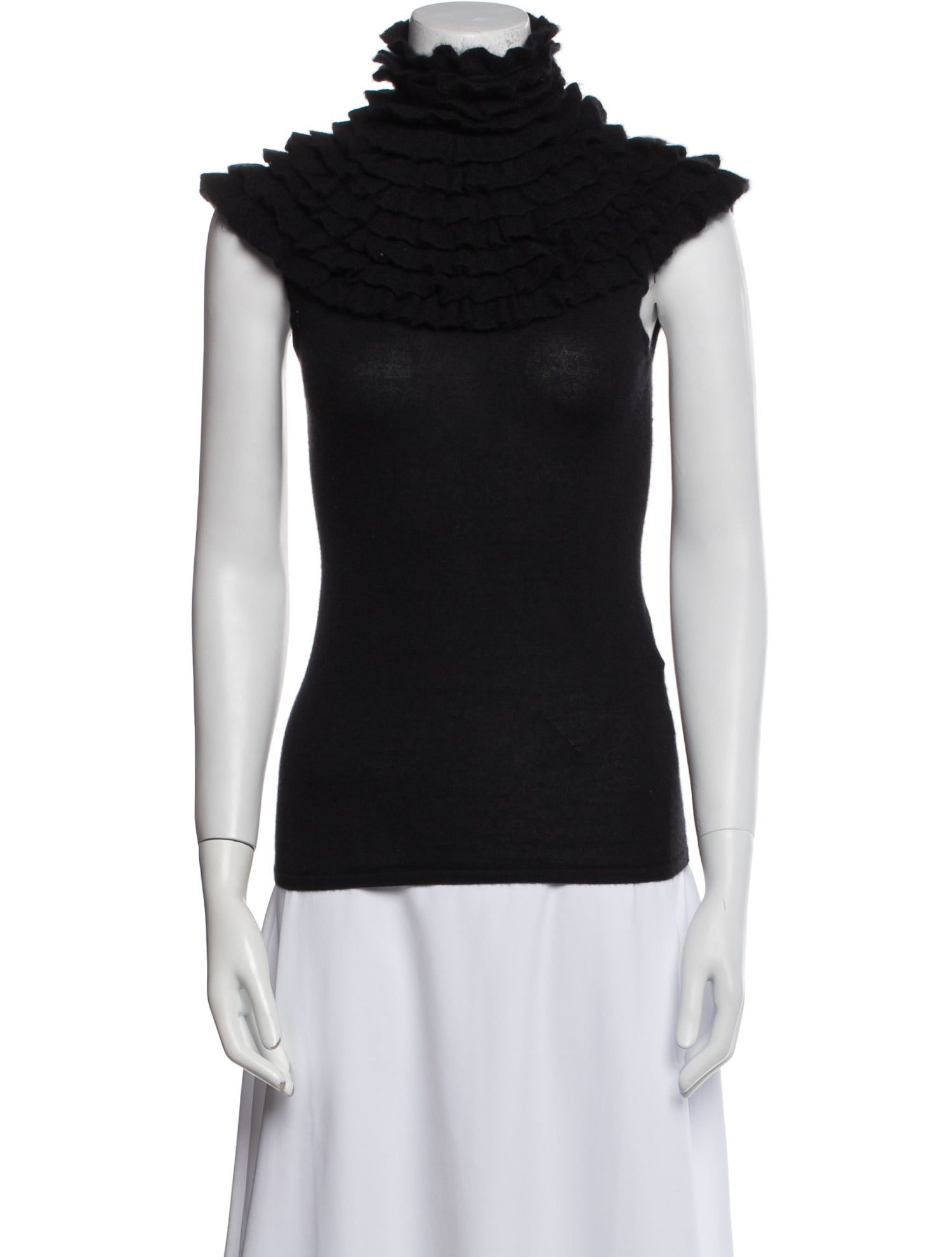 Ralph Lauren Black Label Cashmere Turtleneck Top