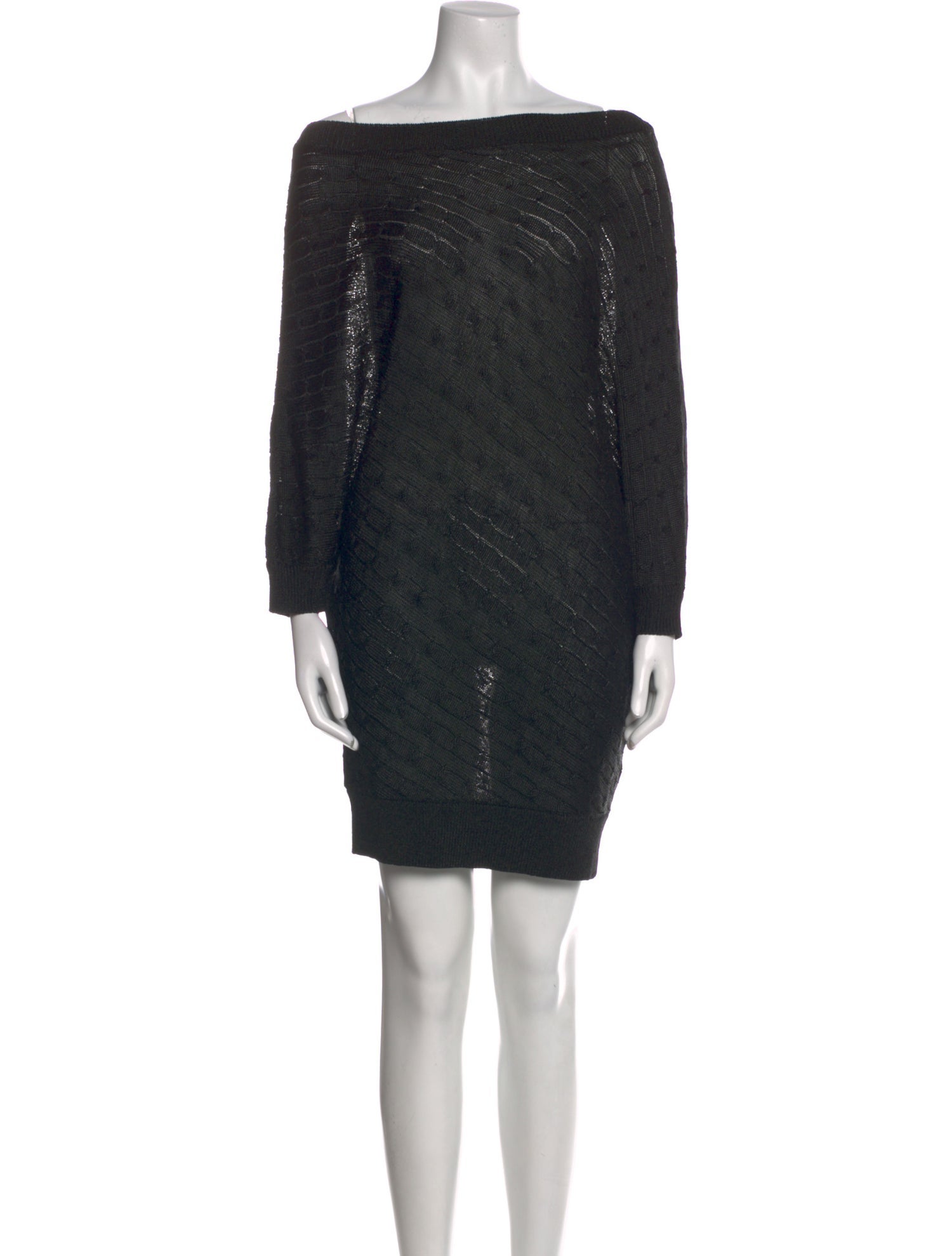 Ralph Lauren Black Label Bateau Neckline Mini Dress