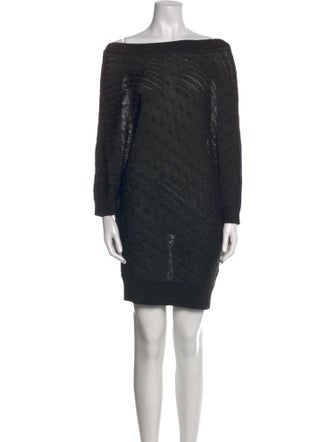 Ralph Lauren Black Label Bateau Neckline Mini Dress