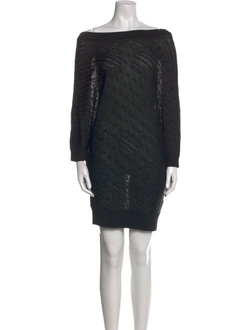 Ralph Lauren Black Label Bateau Neckline Mini Dress