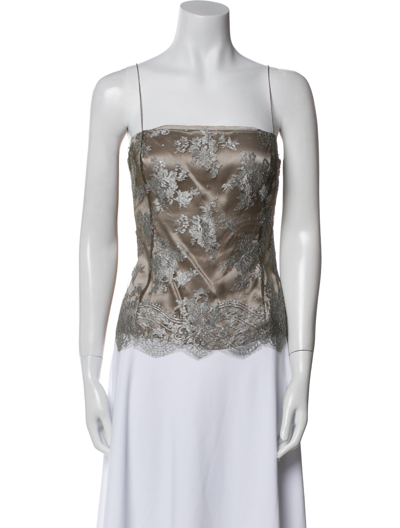 Ralph Lauren Black Label Lace Lace Pattern Top