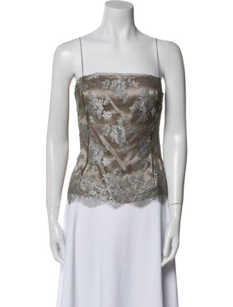 Ralph Lauren Black Label Lace Lace Pattern Top