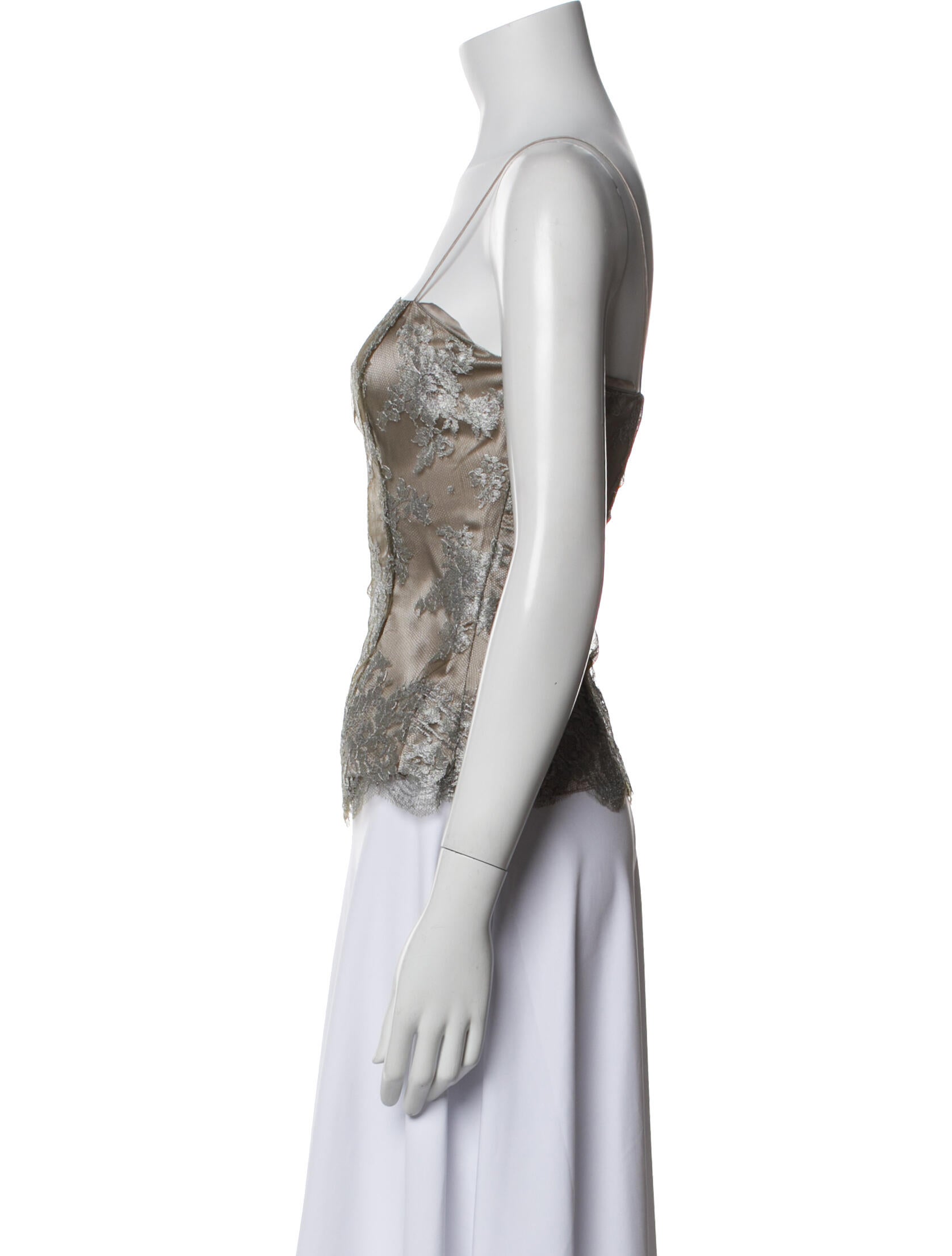 Ralph Lauren Black Label Lace Lace Pattern Top